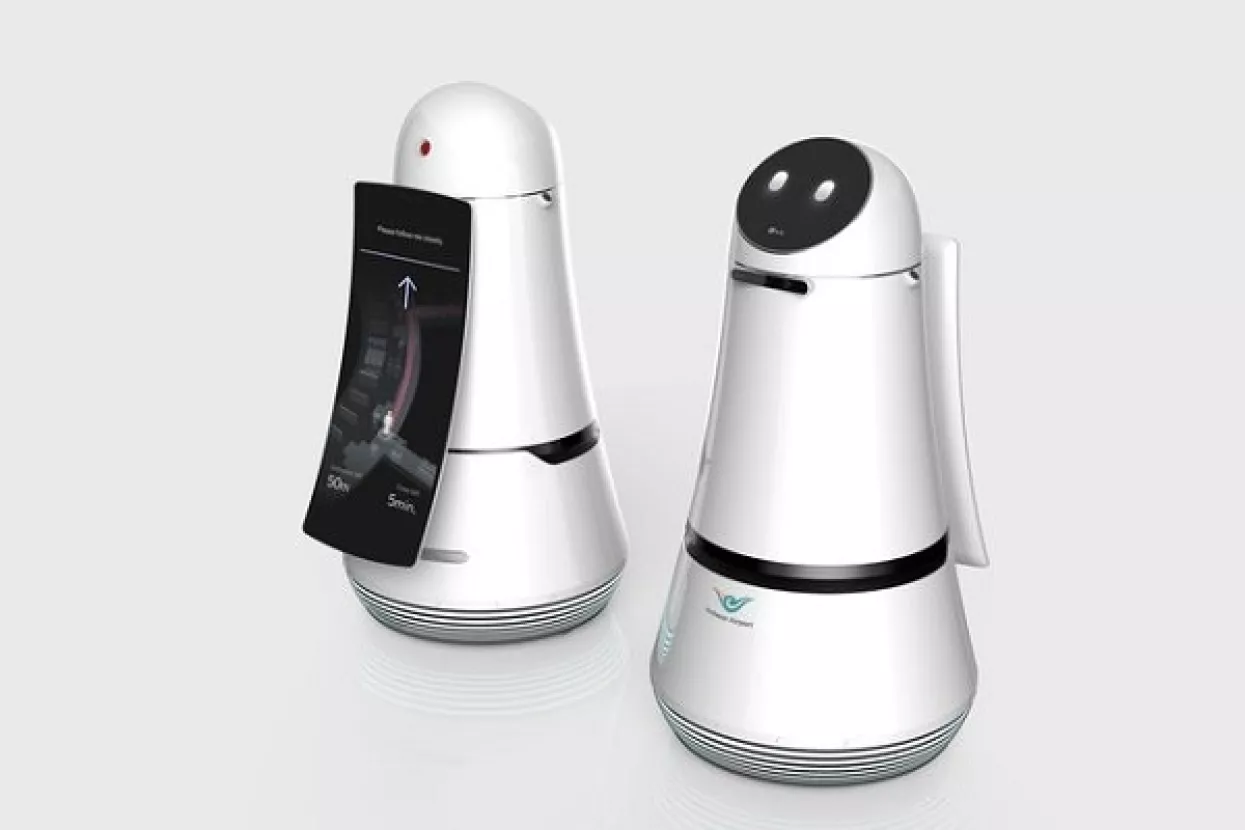 LG 'zaposlio' robota vodiča i čistača u seulskoj zračnoj luci Incheon