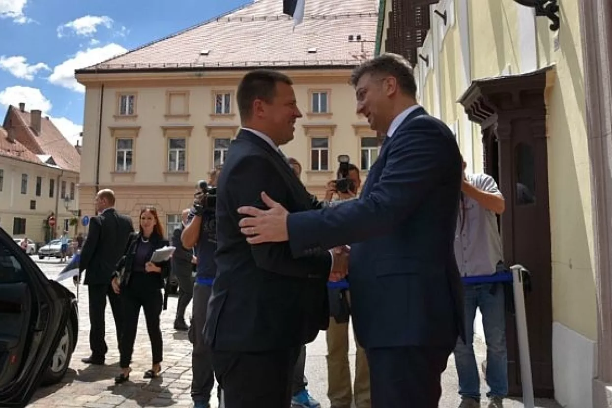 Plenković estonskom kolegi: Hrvatska radi na tome da dosegne vašu razinu digitalizacije
