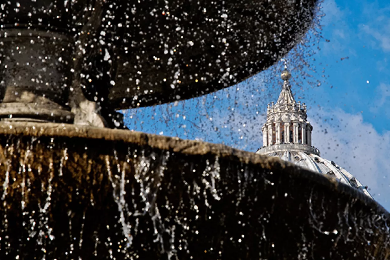 Vatikan isključio sve fontane