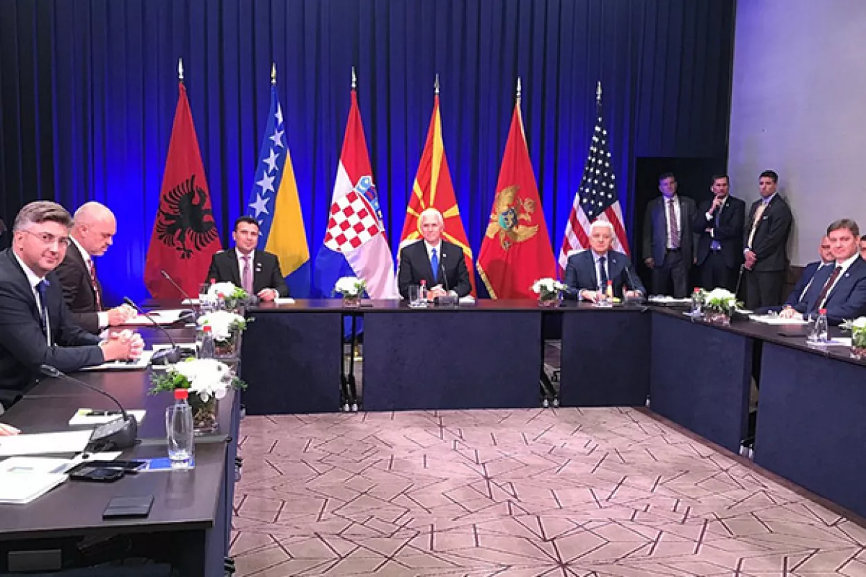 Plenković s Penceom razgovarao o vojnoj suradnji i koristima inicijative Triju mora