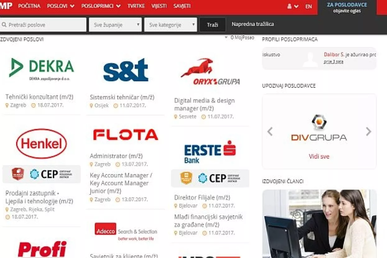 MojPosao preuzeo 30 posto vlasničkog udjela vodećeg makedonskog portala za zapošljavanje