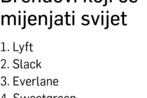 Novi koncepti: 5 brendova koji će mijenjati svijet