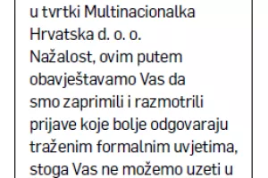 Zašto poslodavac kandidatu mora objasniti razloge nezapošljavanja