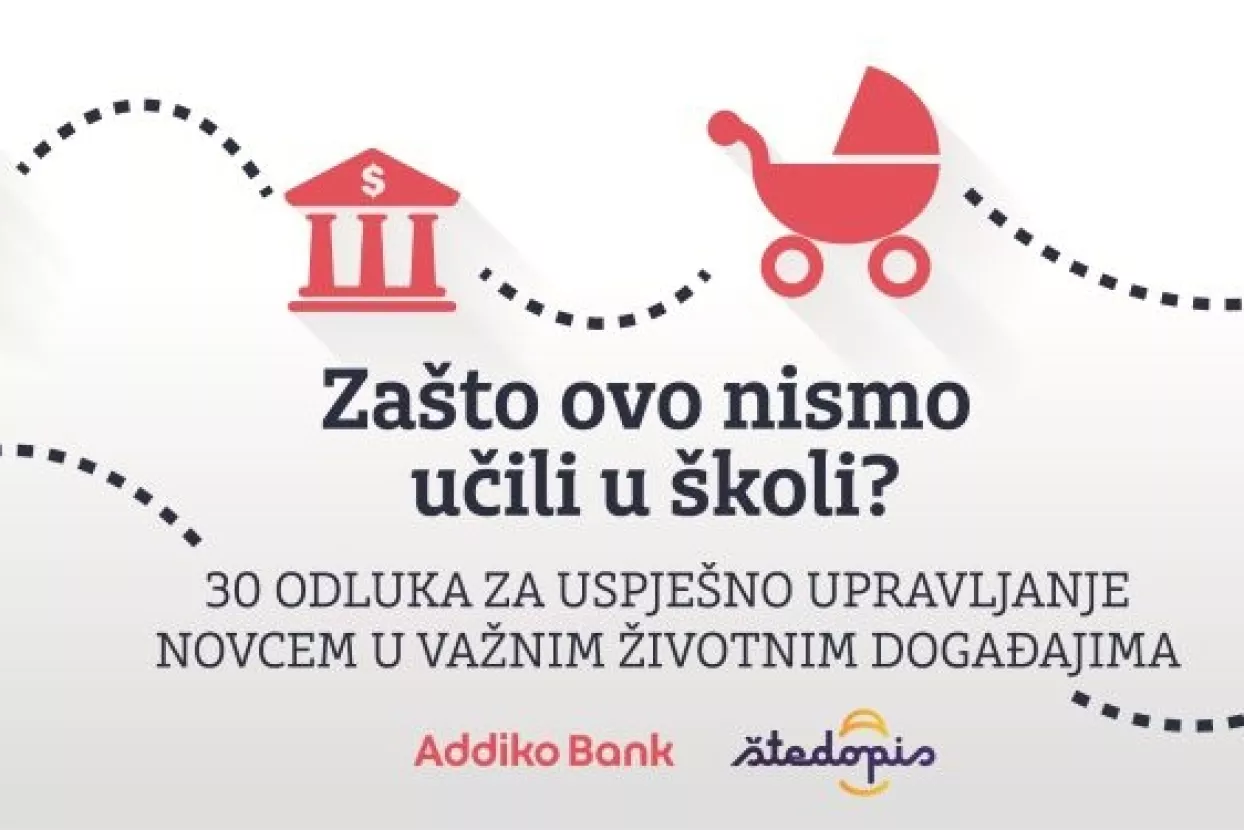 Pokrenut projekt Addiko banke i Štedopisa za financijsko obrazovanje građana