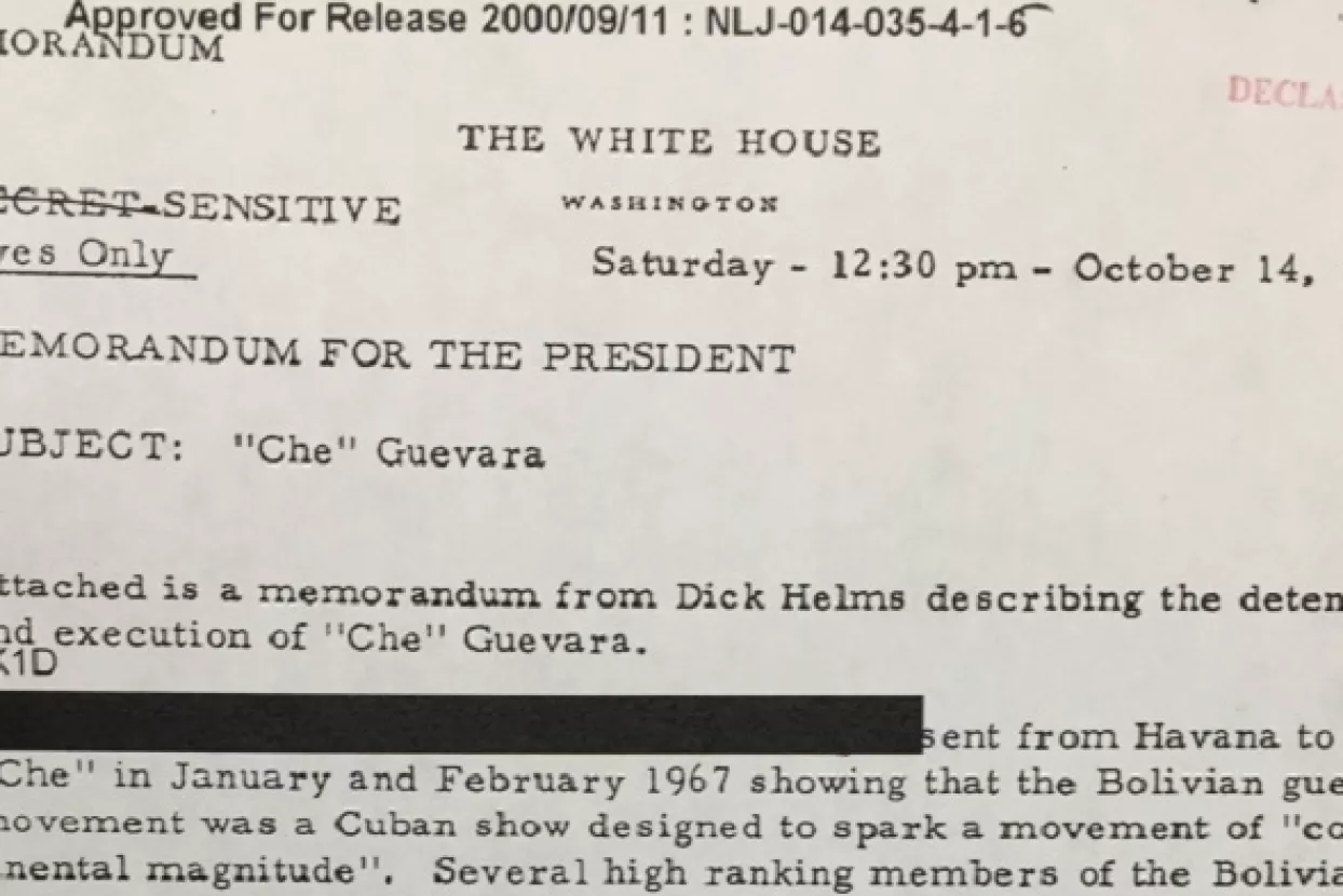 Objavljeni nekoć 'top secret' detalji o Che Guevari