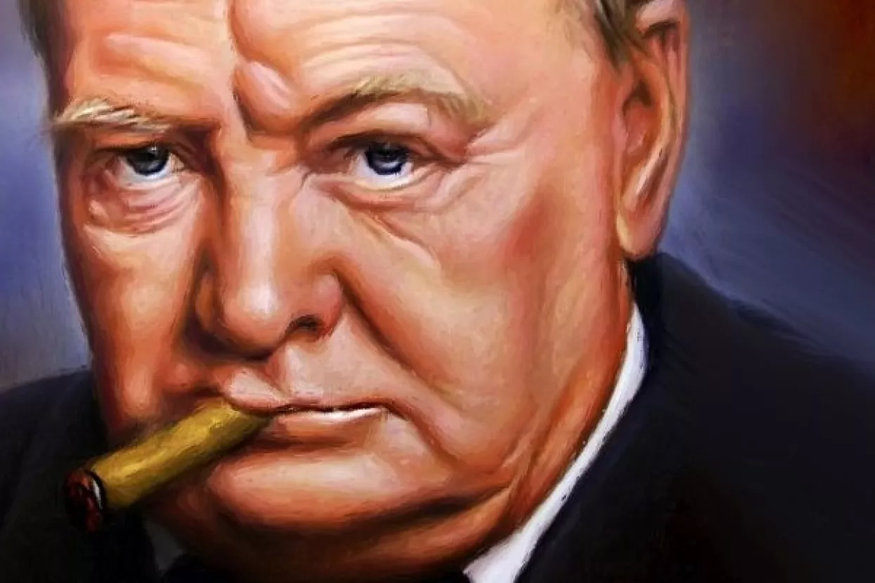 Dopola popušena Churchillova kubanka prodana za 12 000 dolara