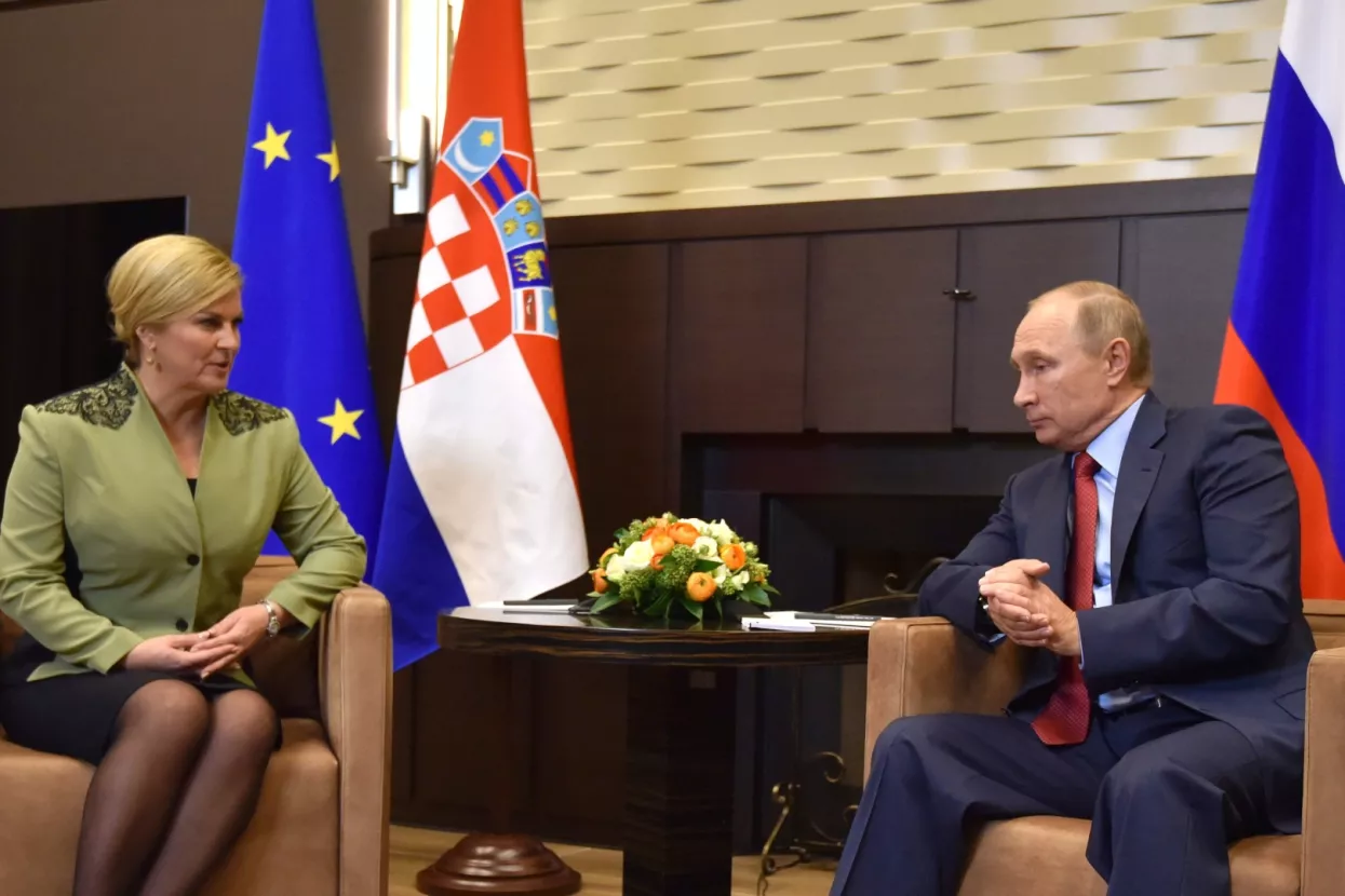 Putin dočekao Grabar-Kitarović u Sočiju