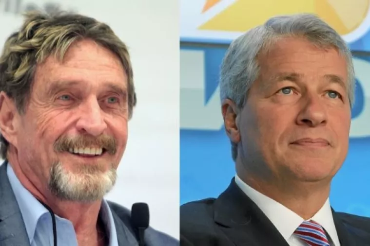 John McAfee: Bankari se boje kriptovaluta