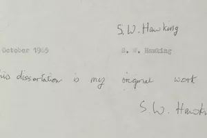 Doktorat Stephena Hawkinga od danas dostupan svima