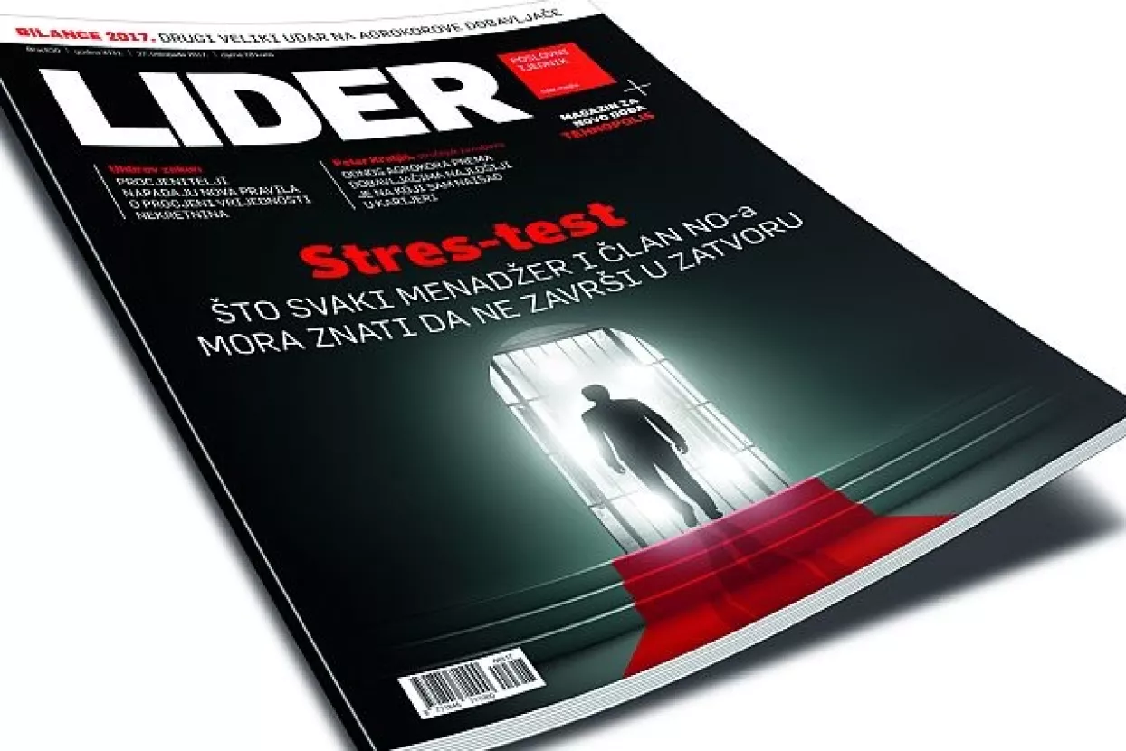 Novi broj Lidera: Stres-test - što svaki menadžer i član NO-a mora znati da ne završi u zatvoru