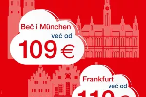 Croatia Airlines nudi povoljne aviokarte za Beč, München i Frankfurt