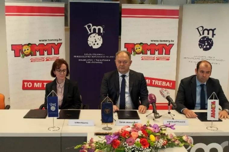 Potpisan ugovor o suradnji Sveučilišta u Splitu, PMF-a i Tommyja