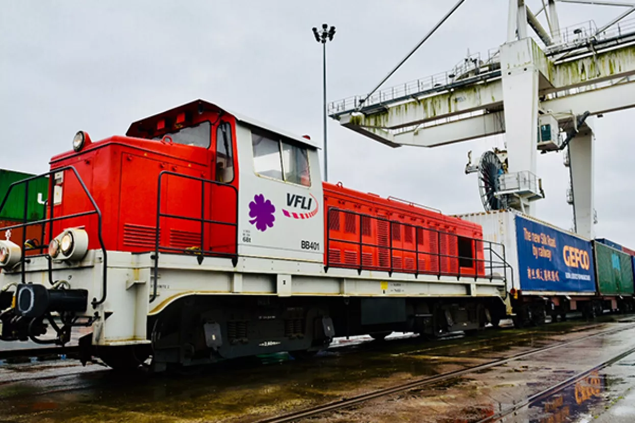 Prvi puni blok-vlak grupe GEFCO na novom Putu svile