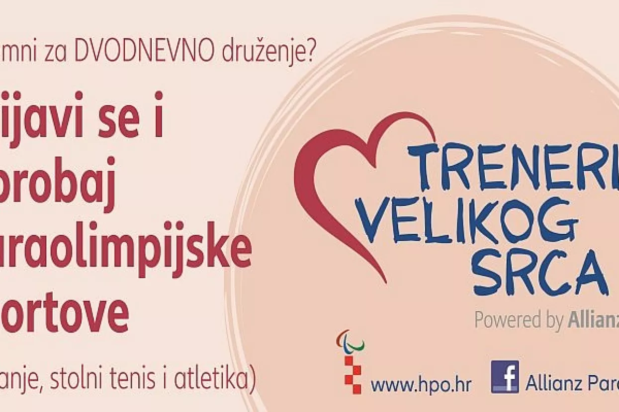 'Treneri velikog srca' pozivaju djecu s te&scaron;koćama u razvoju na dvodnevno druženje u Zagreb