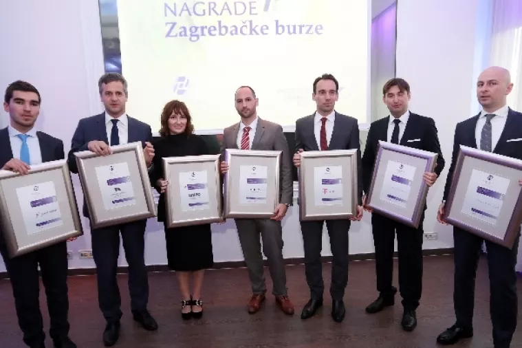 'Movers and Shakers': Zagrebačka burza nagradila najuspješnije kompanije u 2017. godini