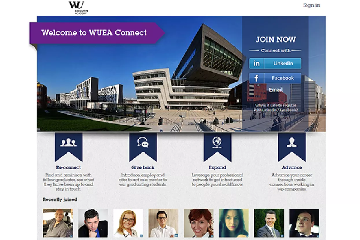 Najbolje od novačenja: WU EA Connect spaja izvršne kandidate s najboljim poslovima