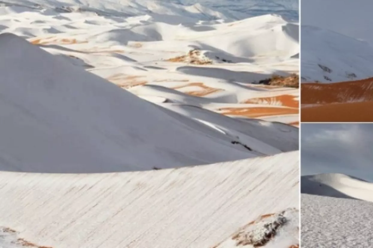 VIDEO: Snijeg u Sahari