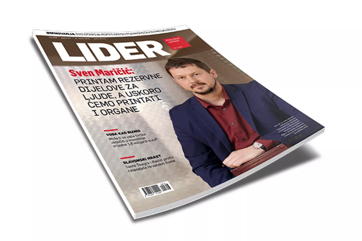 U novom broju Lidera: Maričić - Printam rezervne dijelove za ljude, a uskoro ćemo printati i organe