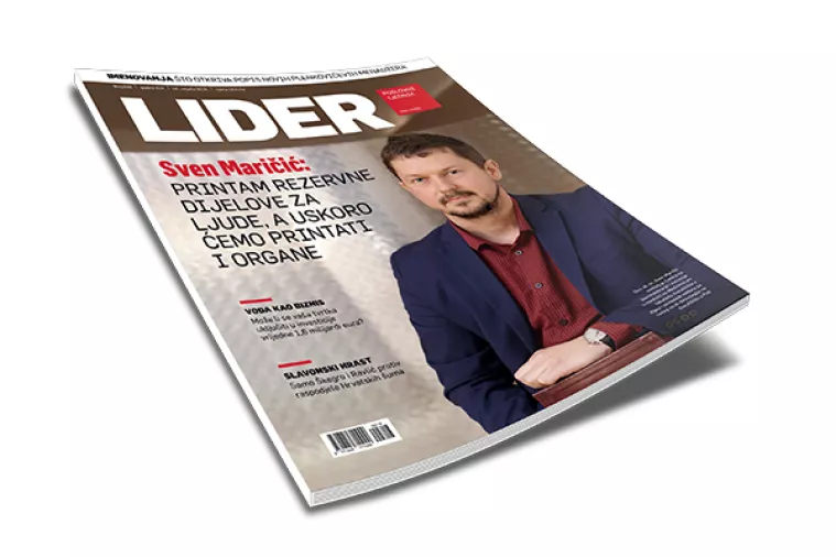 U novom broju Lidera: Maričić - Printam rezervne dijelove za ljude, a uskoro ćemo printati i organe