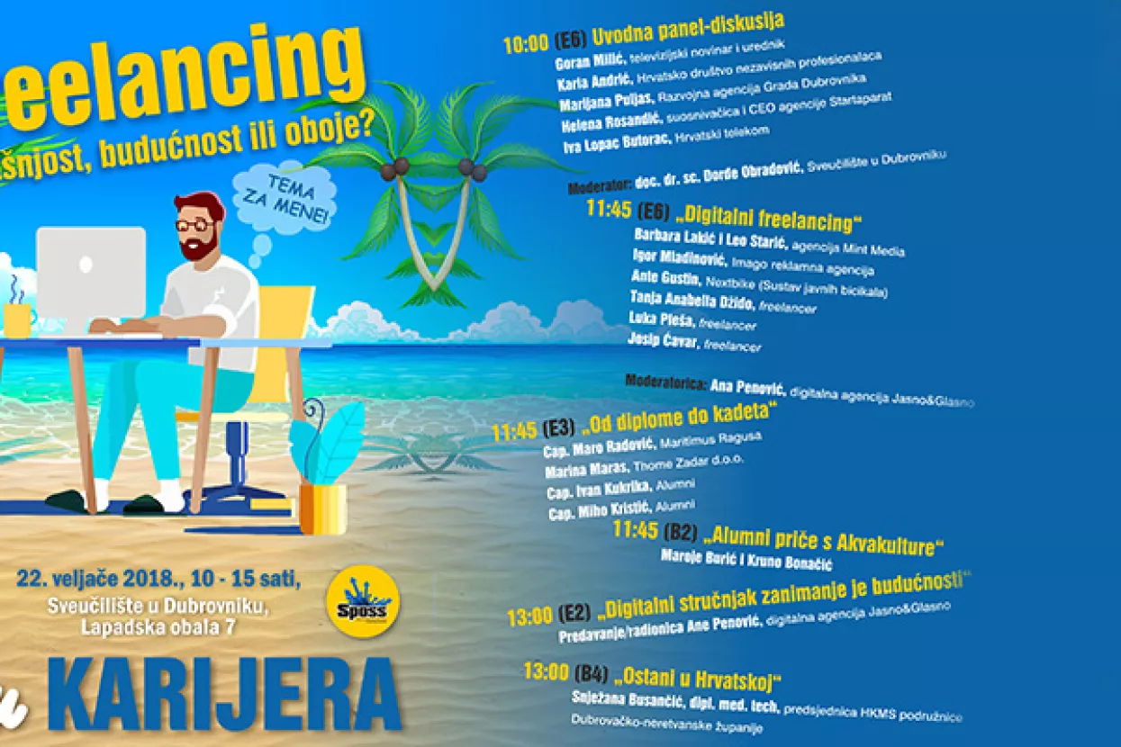 Peti Dan karijera u Dubrovniku u znaku freelancinga