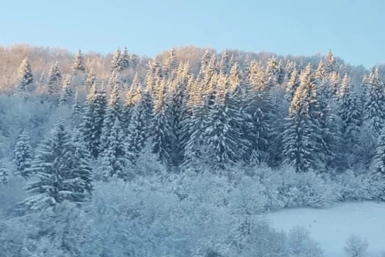 Sniježne radosti: Sat i pol uz konop do posla na Sv. Juri