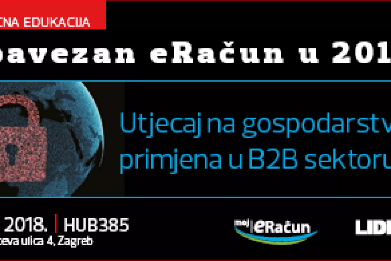 Obavezan eRačun u 2018., 16.2.2018.