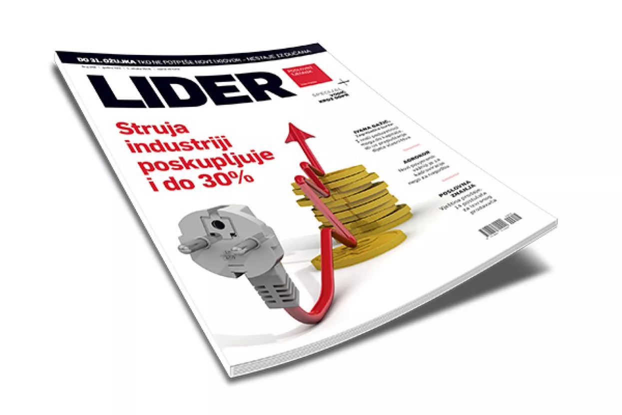 U novom broju Lidera: Struja industriji poskupljuje i do 30 posto