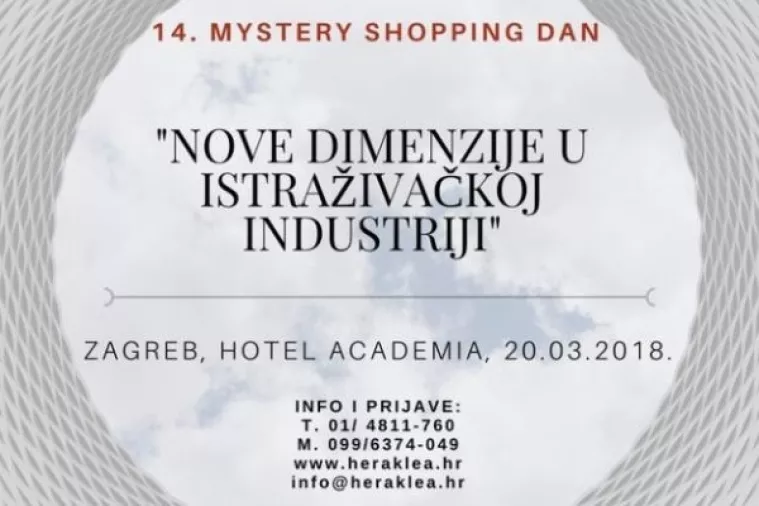 Saznajte prvi novitete u istraživanju na 14. Mystery shopping danu