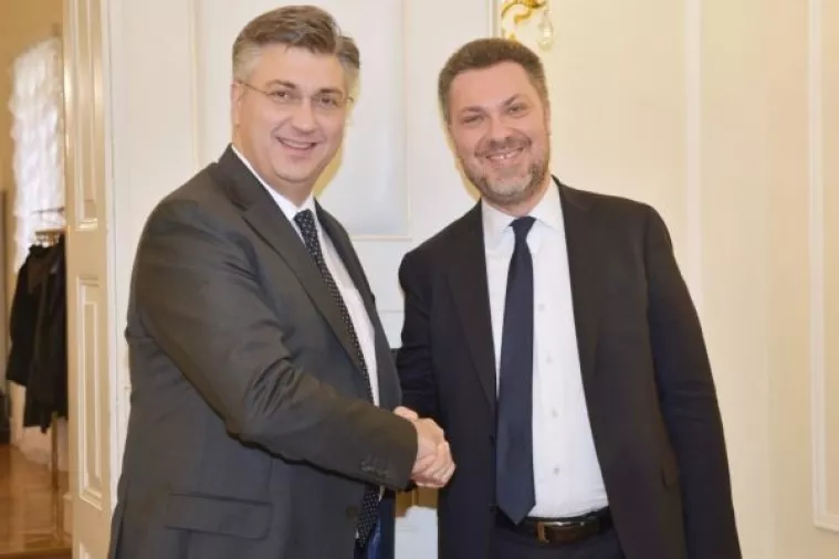 Plenković razgovarao s Visentinijem o inicijativi Konfederacije o povećanju plaća