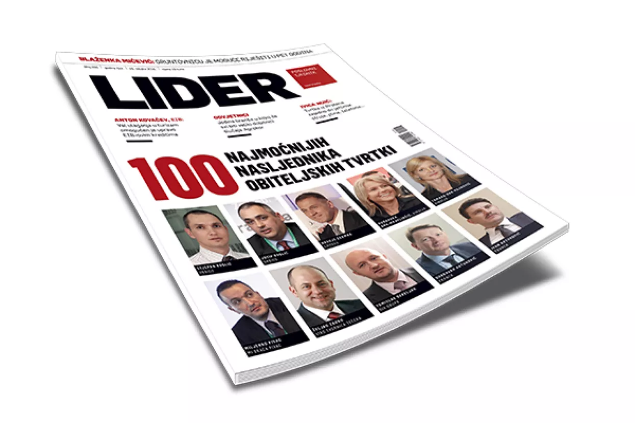 U novom broju Lidera: 100 najmoćnijih nasljednika obiteljskih tvrtki