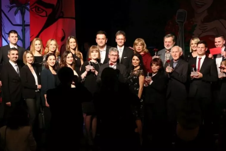 FOTO: Večernjakovu ružu za najbolje TV lice 2017. godine osvojio Zoran Šprajc