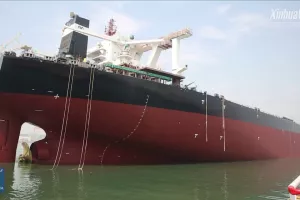 Kinesko brodogradilište izgradilo megalomanski teretni brod za prijevoz željezne rude