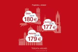 Croatia Airlines: Pogledaj u oblake!