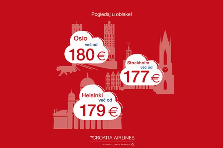 Croatia Airlines: Pogledaj u oblake!