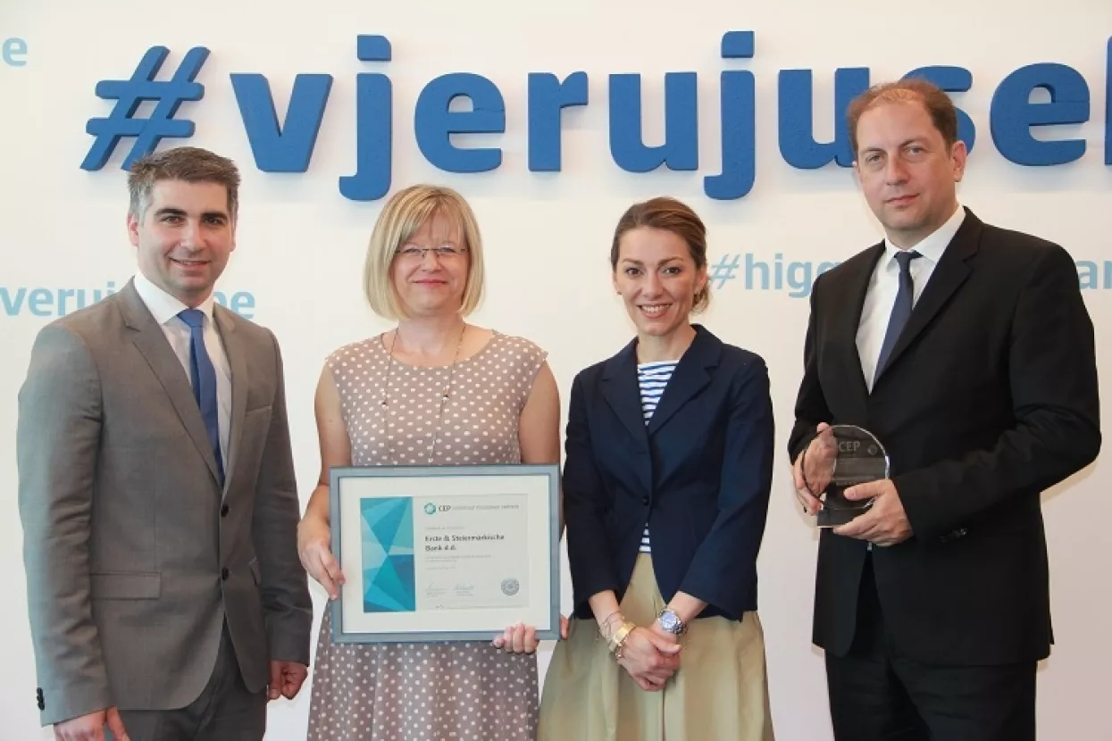 Erste banka poslodavac s najkvalitetnijim HR praksama u bankarskom sektoru