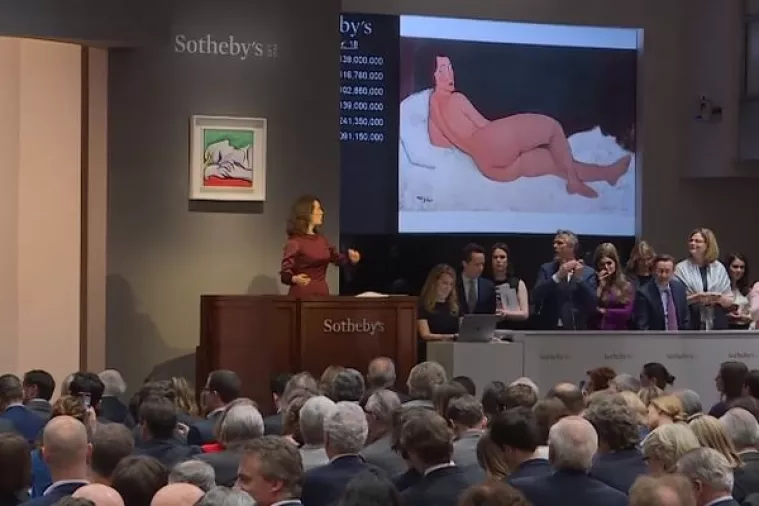 Remek-djelo 'Nu couche' postalo četvrta najskuplja umjetnina prodana na dražbi