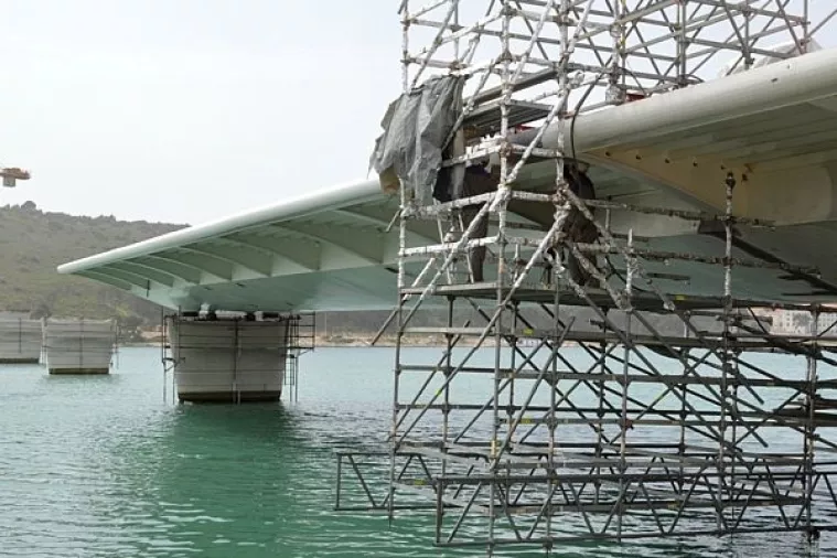 Most Čiovo došao do Trogira