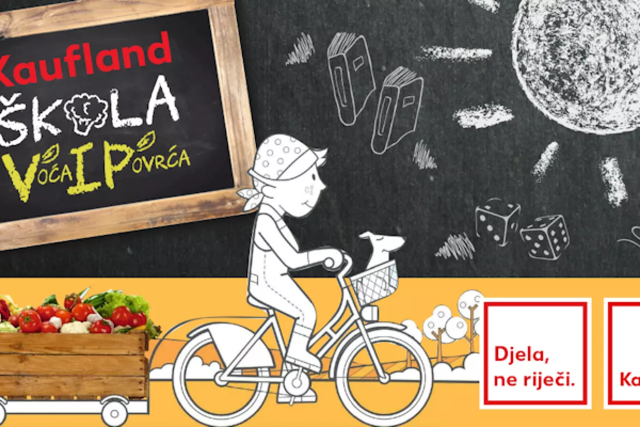 Kaufland besplatno dijeli voće i povrće osnovnim školama