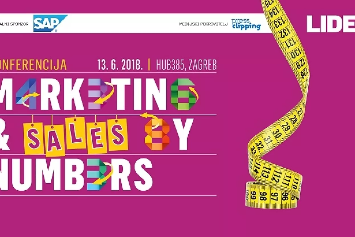 Sačuvajte srijedu za Marketing and Sales by Numbers, konferenciju koja se ne propušta
