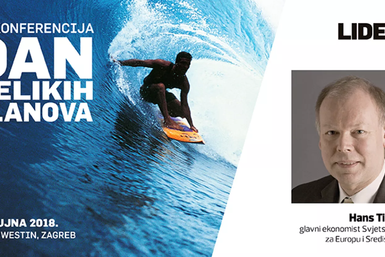 Glavni ekonomist Svjetske banke za Europu otkriva buduće ekonomske trendove na Danu velikih planova