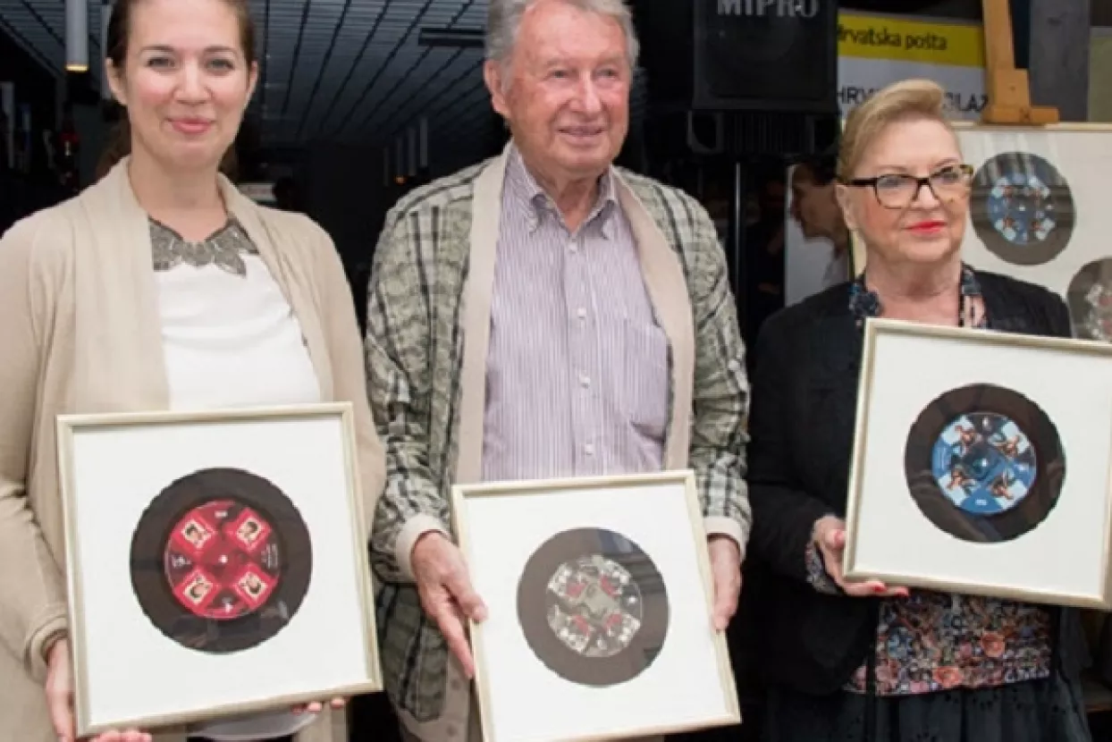 Arsen Dedić, Vice Vukov i Ivo Robić na novoj seriji poštanskih maraka