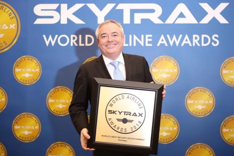 Emirates osvojio 14. uzastopnu nagradu za najbolju zabavu i uslugu na letu