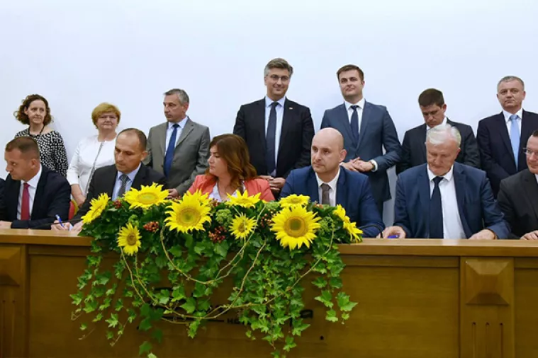 Potpisan razvojni sporazum za područje Slavonije, Baranje i Srijema