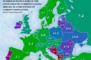 Infografika: Iz Hrvatske najveće iseljavanje u Srbiju, iz BiH u Hrvatsku, iz Srbije u Austriju