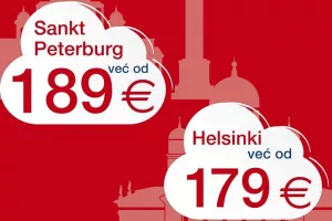 Croatia Airlines nudi povoljne aviokarte za Helsinki i Sankt Peterburg