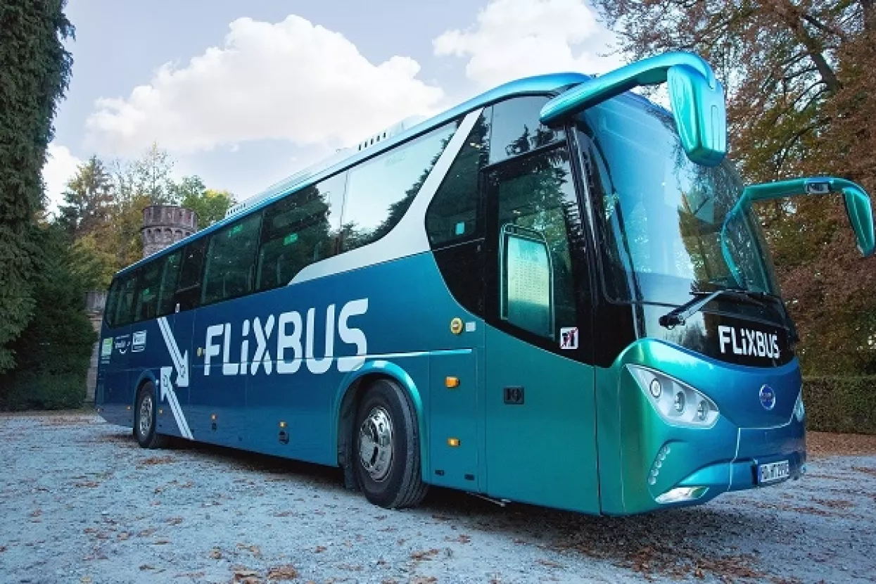 Flix E-bus prometuje na relaciji Frankfurt - Mannheim