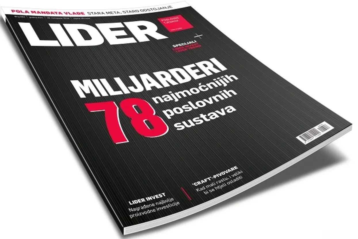 U novom broju Lidera: Milijarderi - 78 najmoćnijih poslovnih sustava
