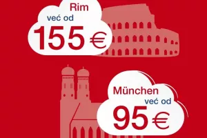 Croatia Airlines nudi povoljne aviokarte za München i Rim