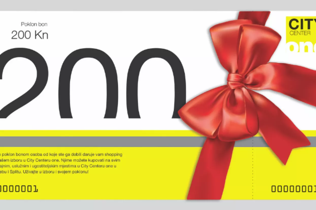 Idealni dar poslovnim partnerima: Poklon bon City Centera one