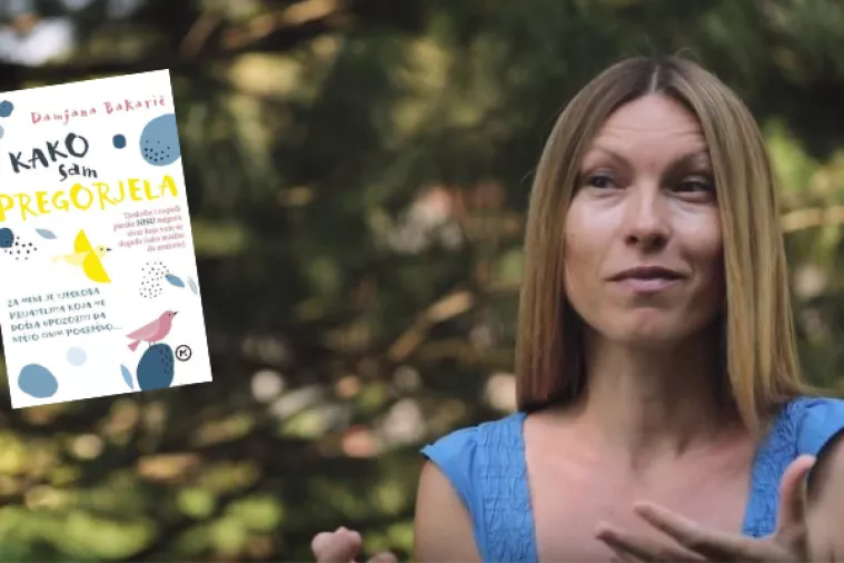 Damjana Bakarič u knjizi Kako sam pregorjela: Prigrlite tjeskobu kao nadahnuće